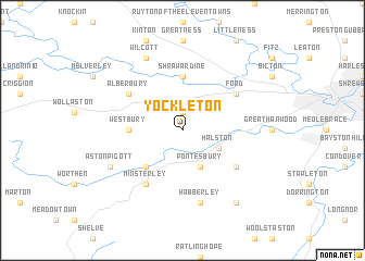 map of Yockleton