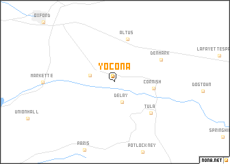 map of Yocona