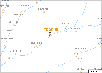 map of Yodama