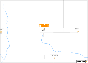 map of Yoder