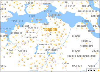 map of Yŏ-dong