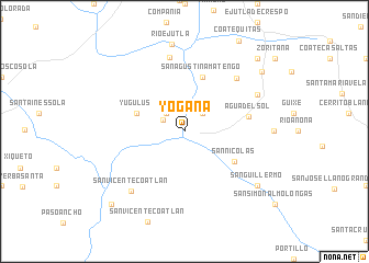 map of Yogana