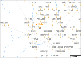 map of Yoggo