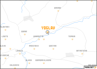 map of Yoglav