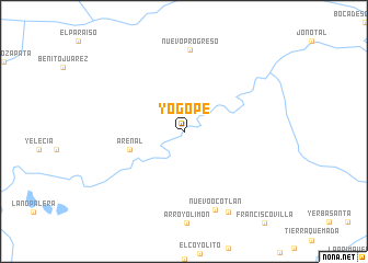 map of Yogope