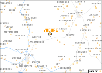 map of Yogore