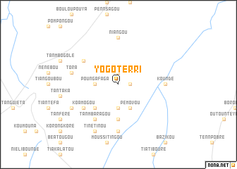 map of Yogoterri