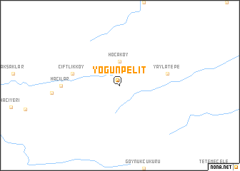 map of Yoğunpelit