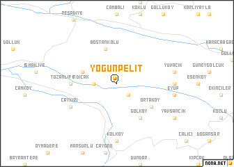 map of Yoğunpelit