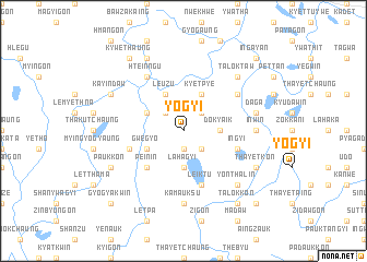 map of Yogyi