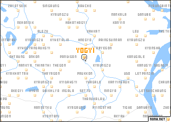 map of Yogyi