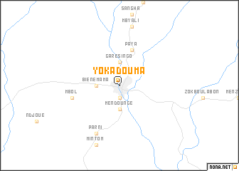map of Yokadouma