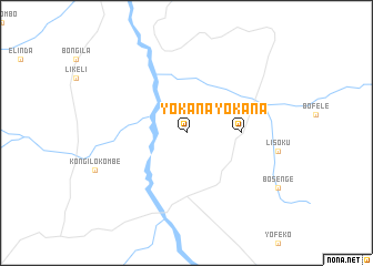 map of Yokana