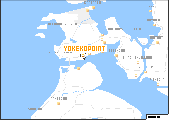 map of Yokeko Point