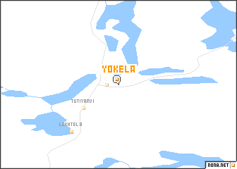 map of Yokela