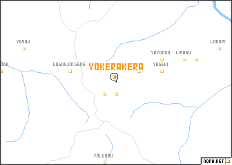 map of Yokerakera