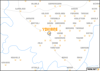 map of Yokiaré