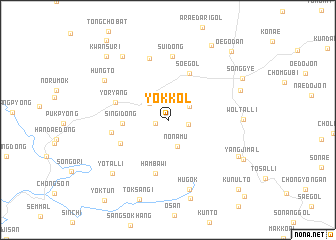 map of Yŏk-kol