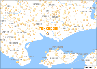 map of Yŏkkudo-ri