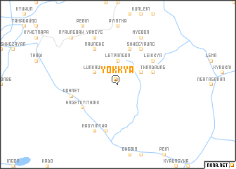 map of Yok-kya