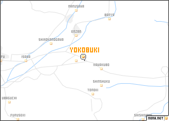 map of Yokobuki