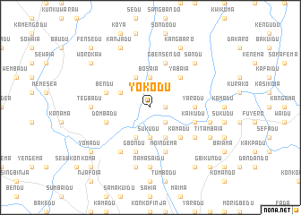 map of Yokodu