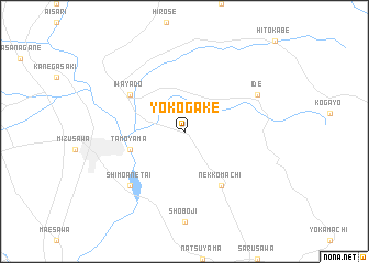 map of Yokogake