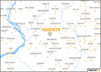 map of Yokokata