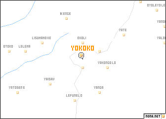 map of Yokoko