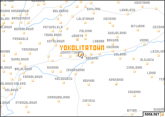 map of Yokolita Town