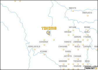 map of Yokonia