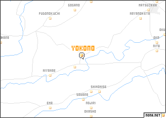 map of Yokono