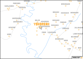 map of Yokorea II