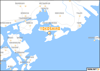 map of Yokoshima