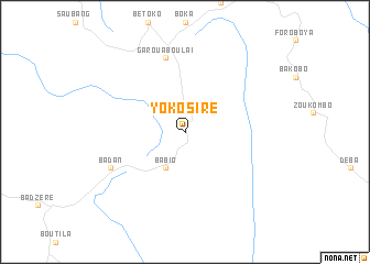 map of Yokosiré