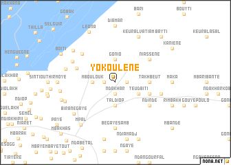 map of Yokoulène