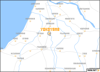 map of Yokoyama