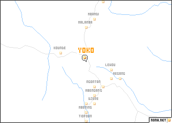 map of Yoko