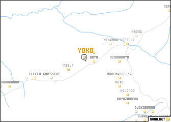 map of Yoko