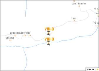 map of Yoko