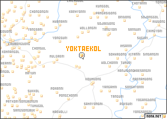 map of Yŏktae-kol