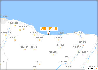 map of Yokuşlu