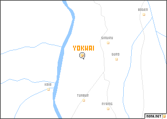 map of Yokwai