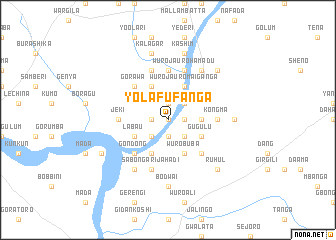 map of Yola Fufanga