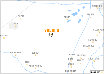 map of Yolano