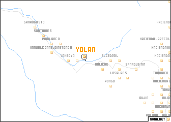 map of Yolán