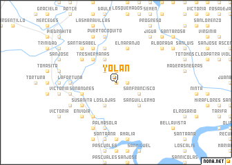 map of Yolán