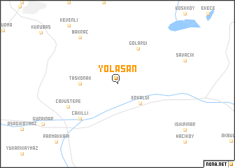 map of Yolaşan
