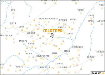 map of Yola Tofa