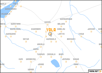 map of Yola